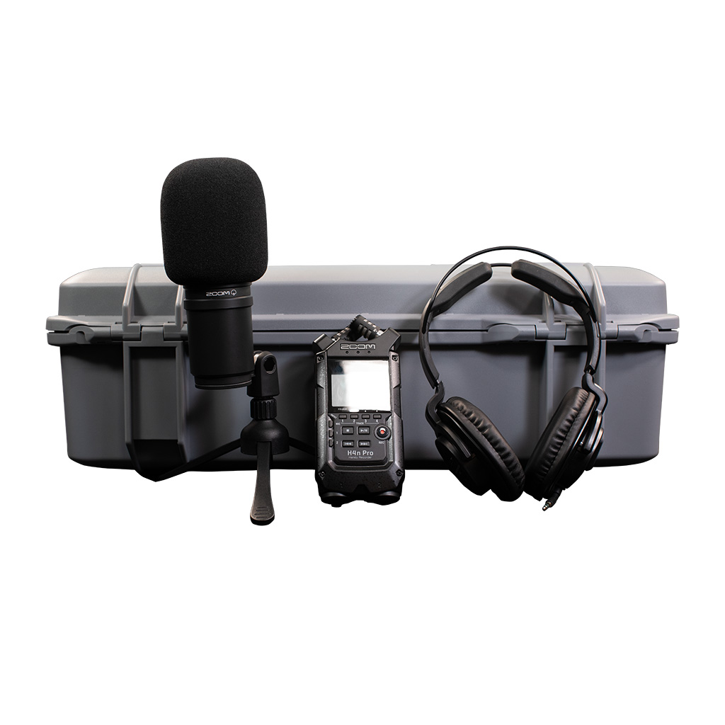 Image of mobile recording kit.